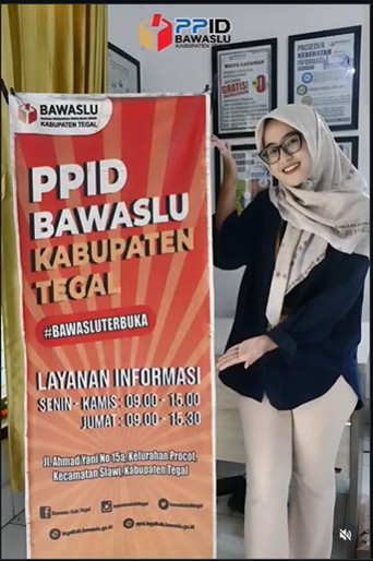 Wujudkan Transparansi, Bawaslu Kabupaten Tegal Edukasi Publik Mengenai Klasifikasi Informasi PPID Melalui Media Sosial