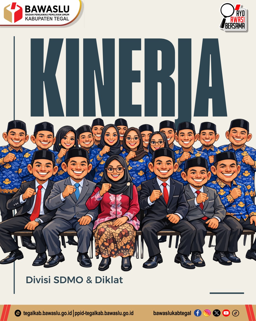 Bawaslu Kabupaten Tegal Perkuat Kelembagaan dan Kapasitas SDM Pengawas Pemilu Tahun 2025