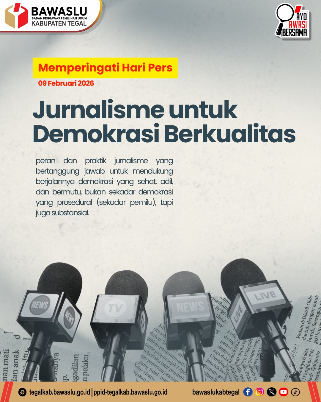 Jurnalisme untuk Demokrasi Berkualitas, Media Berperan Strategis Membangun Pemilih Cerdas