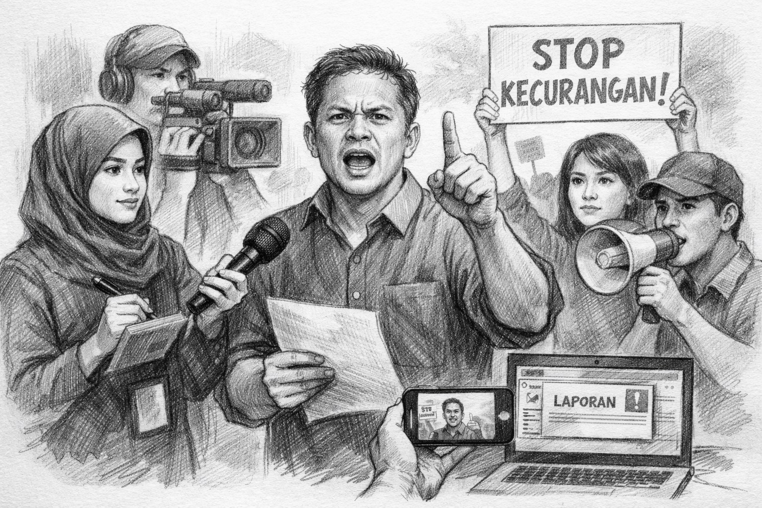 Media sebagai Pilar Keempat Demokrasi dan Penguat Pengawasan Partisipatif