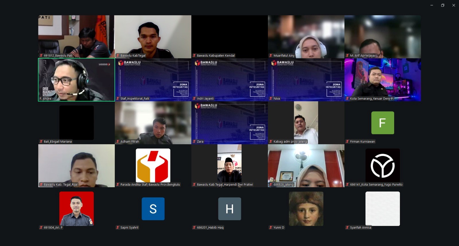 Perkuat Akuntabilitas Anggaran 2026, Bawaslu Kabupaten Tegal Ikuti Lanjutan Reviu RKA/KL Bersama Inspektorat Wilayah II