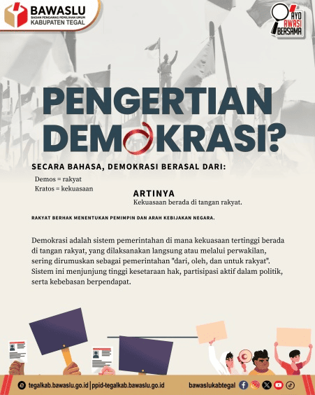 Bawaslu Kabupaten Tegal Perkuat Pemahaman Demokrasi Menuju Pemilu Berkualitas