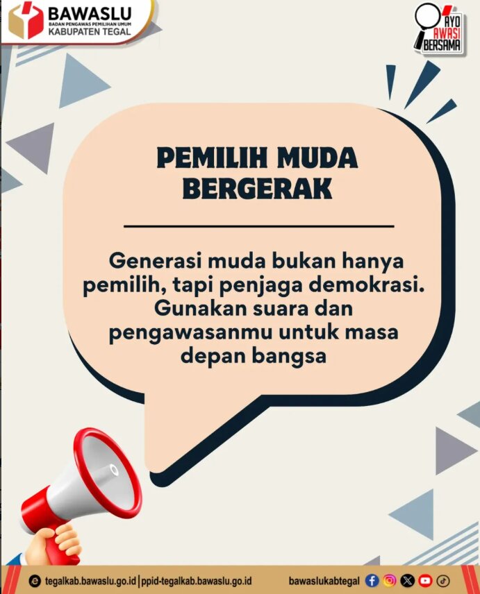 Pemilih Muda Bergerak! Saatnya Generasi Cerdas Jadi Penjaga Demokrasi