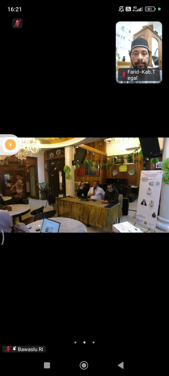 Bawaslu Kabupaten Tegal Ikuti Diskusi dan Bedah Buku “Bawaslu di Tengah Era Big Data”