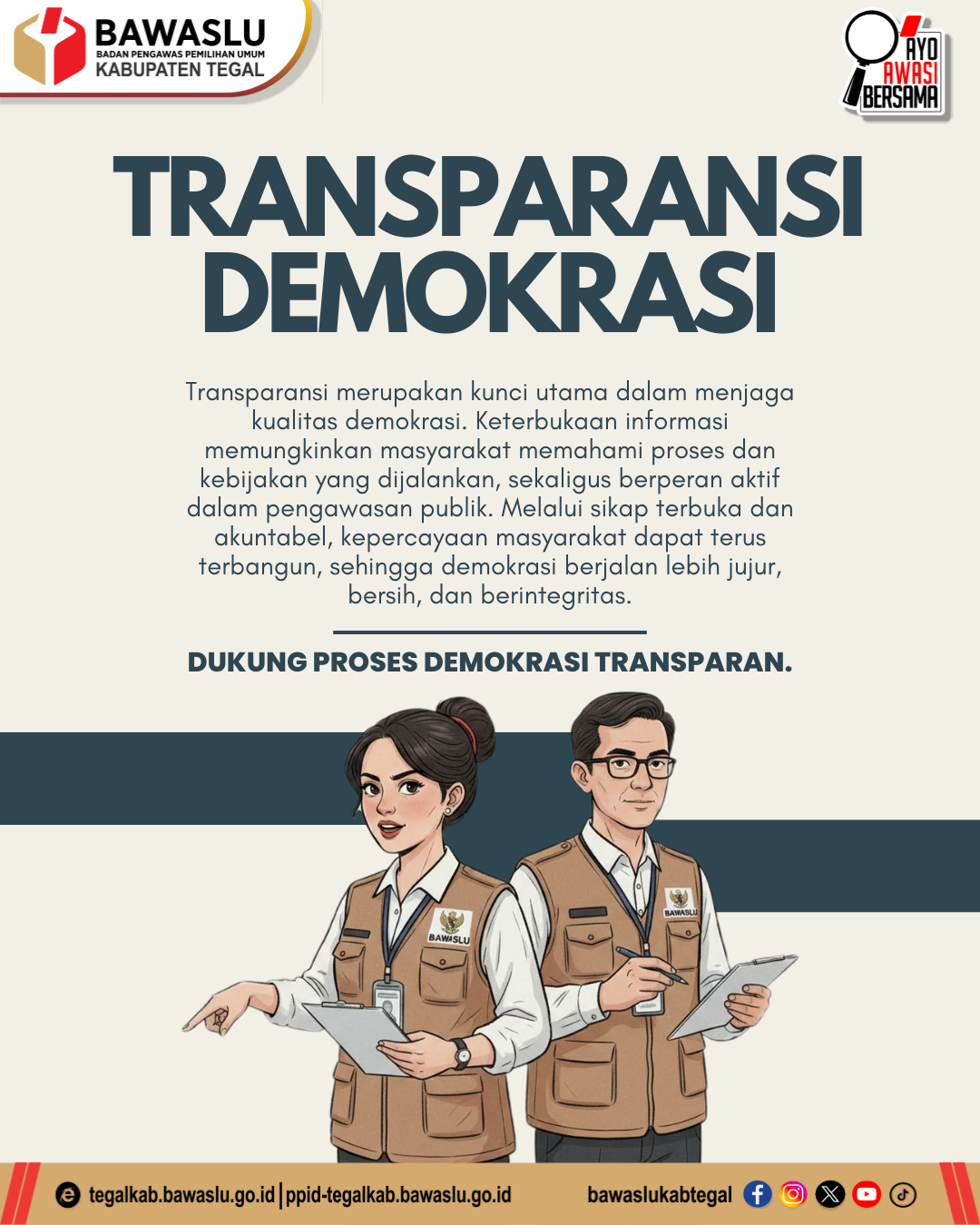 Transparansi Demokrasi, Kunci Membangun Kepercayaan Publik