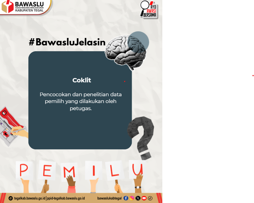 Bawaslu Jelasin: Coklit