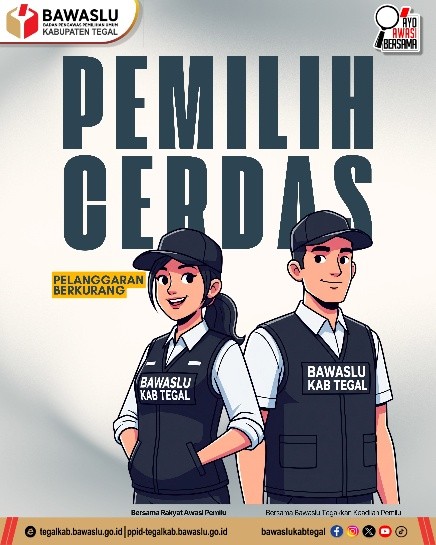 Tekan Angka Pelanggaran, Bawaslu Kabupaten Tegal Masifkan Sosialisasi "Pemilih Cerdas" di Media Sosial
