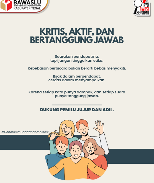 KRITIS, AKTIF, DAN BERTANGGUNG JAWAB