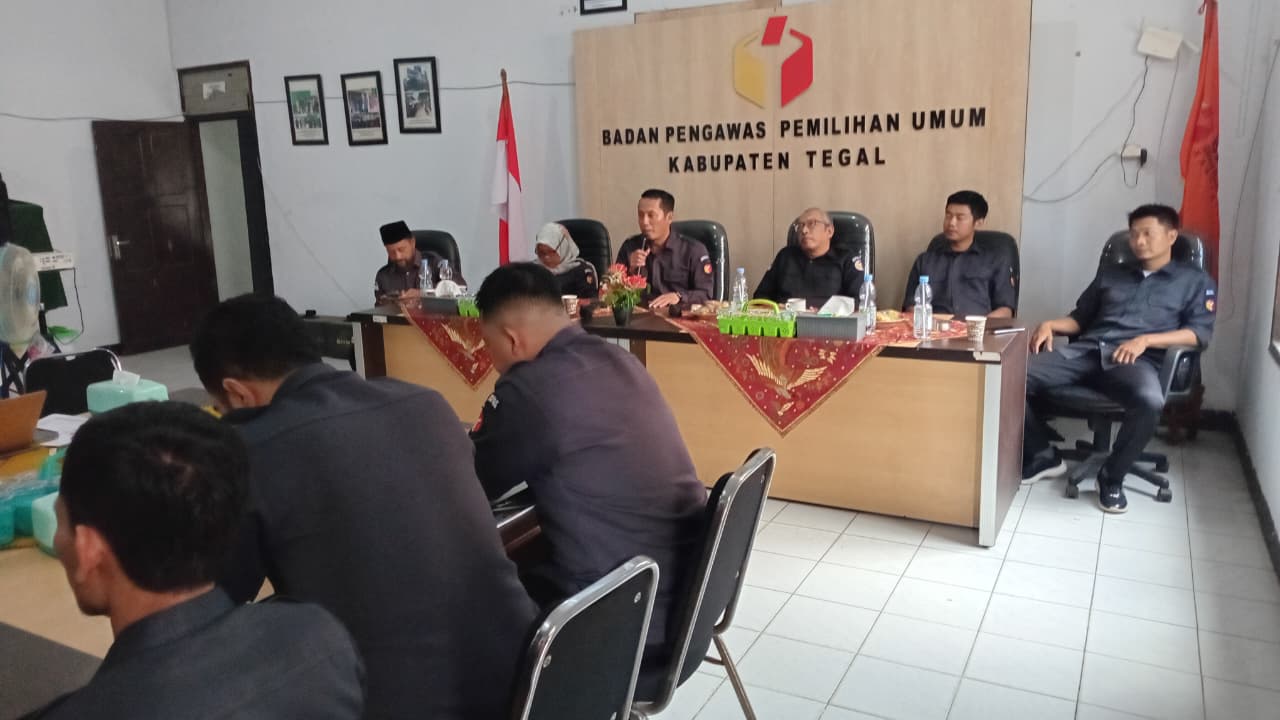 Penguatan Kelembagaan, Bawaslu Kabupaten Tegal Terima Supervisi Langsung dari Bawaslu Jateng