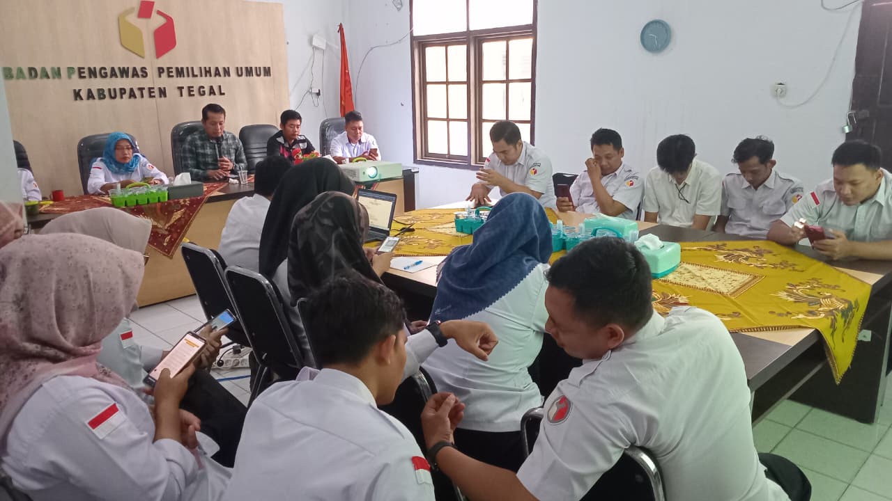 Ikuti SE Terbaru, Bawaslu Kabupaten Tegal Reshuffle Jadwal Jumat Sehati