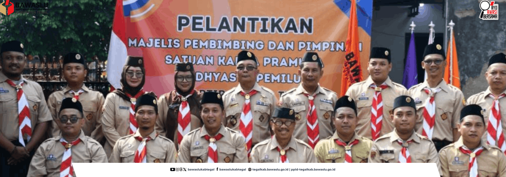Pelantikan Mabi dan Pin Saka Adhyasta Pemilu 2026 - 2031