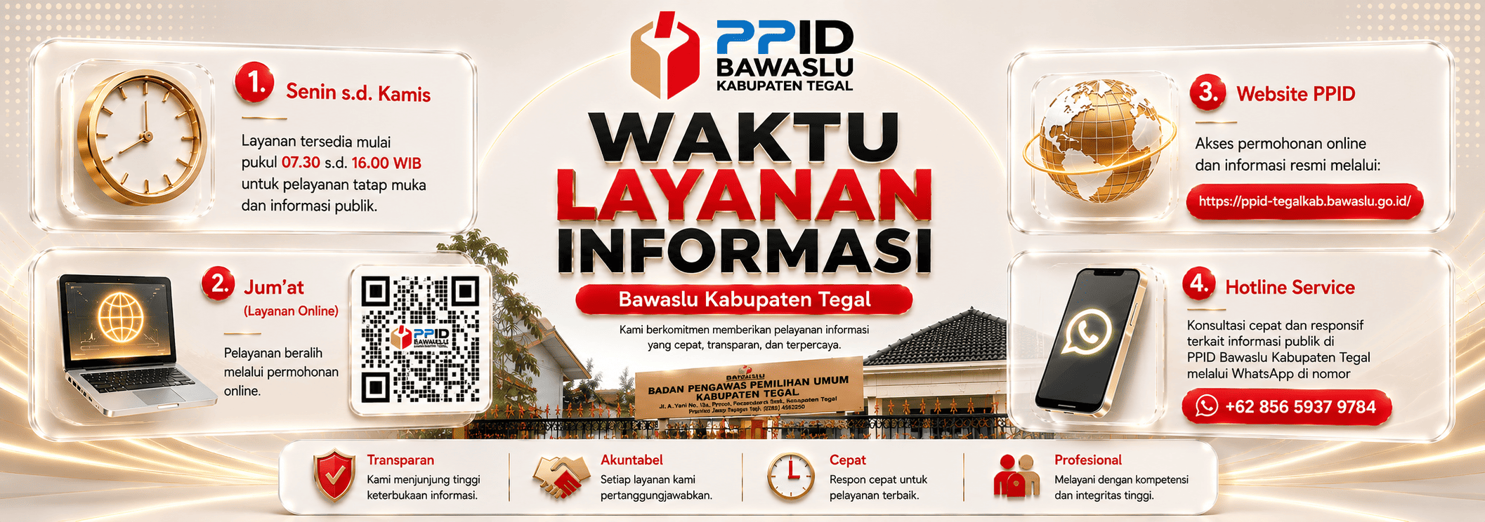 Banner Waktu Pelayanan Informasi