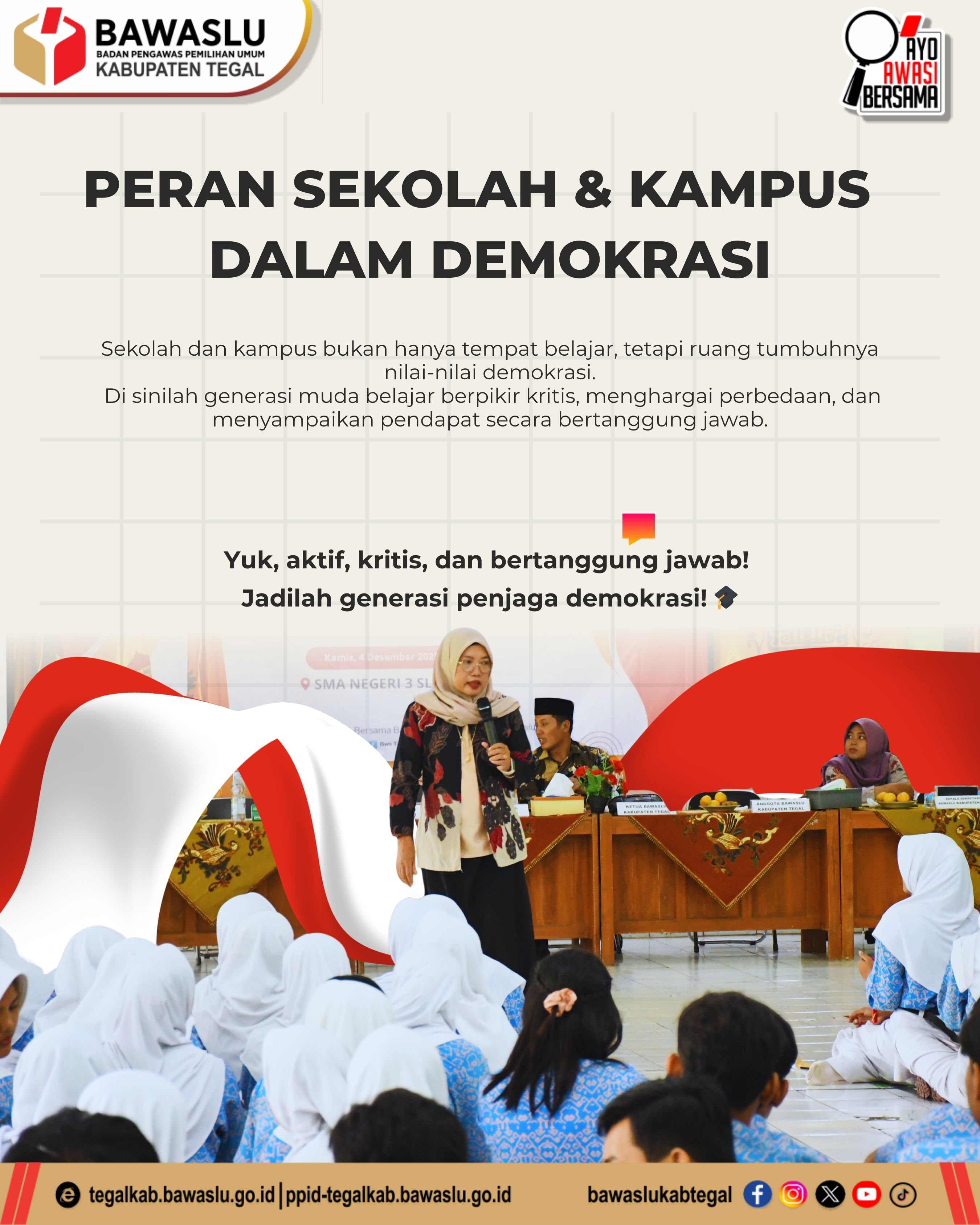 Sekolah dan Kampus Jadi Garda Depan Penguatan Demokrasi