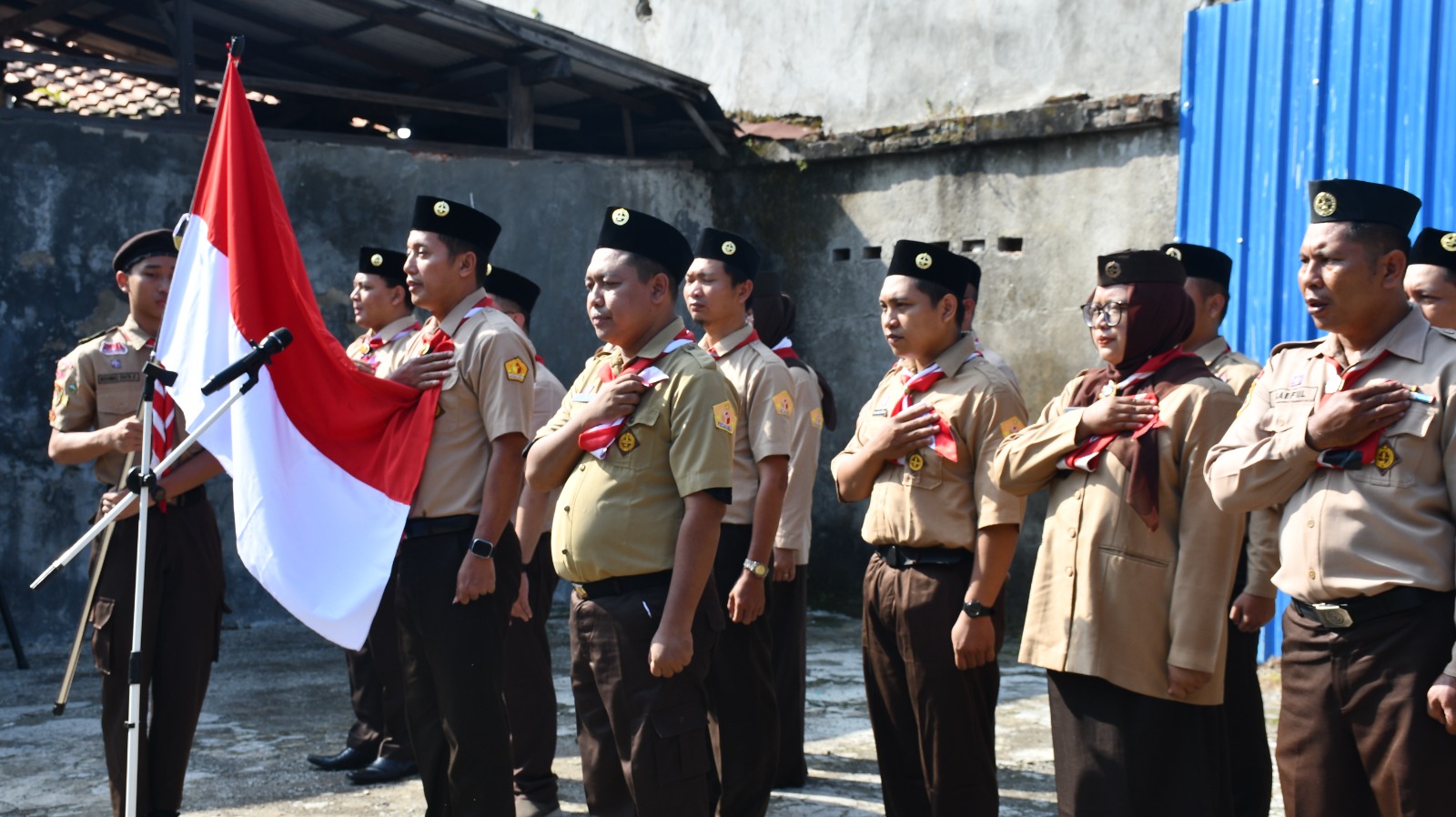 Langkah Baru Pengawasan Partisipatif, Saka Adhyasta Pemilu Kwarcab Tegal Resmi Dikukuhkan