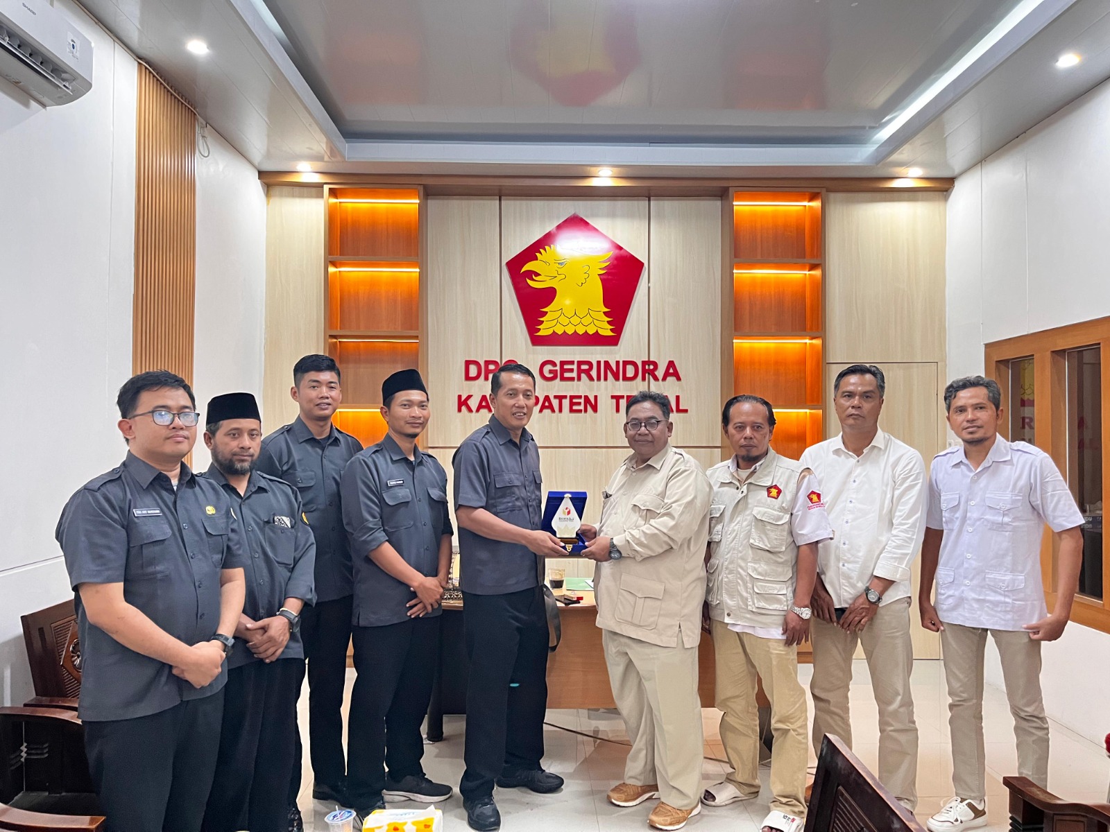 Pastikan Data Parpol Akurat, Bawaslu Kabupaten Tegal Kunjungi DPC Gerindra Kab.Tegal
