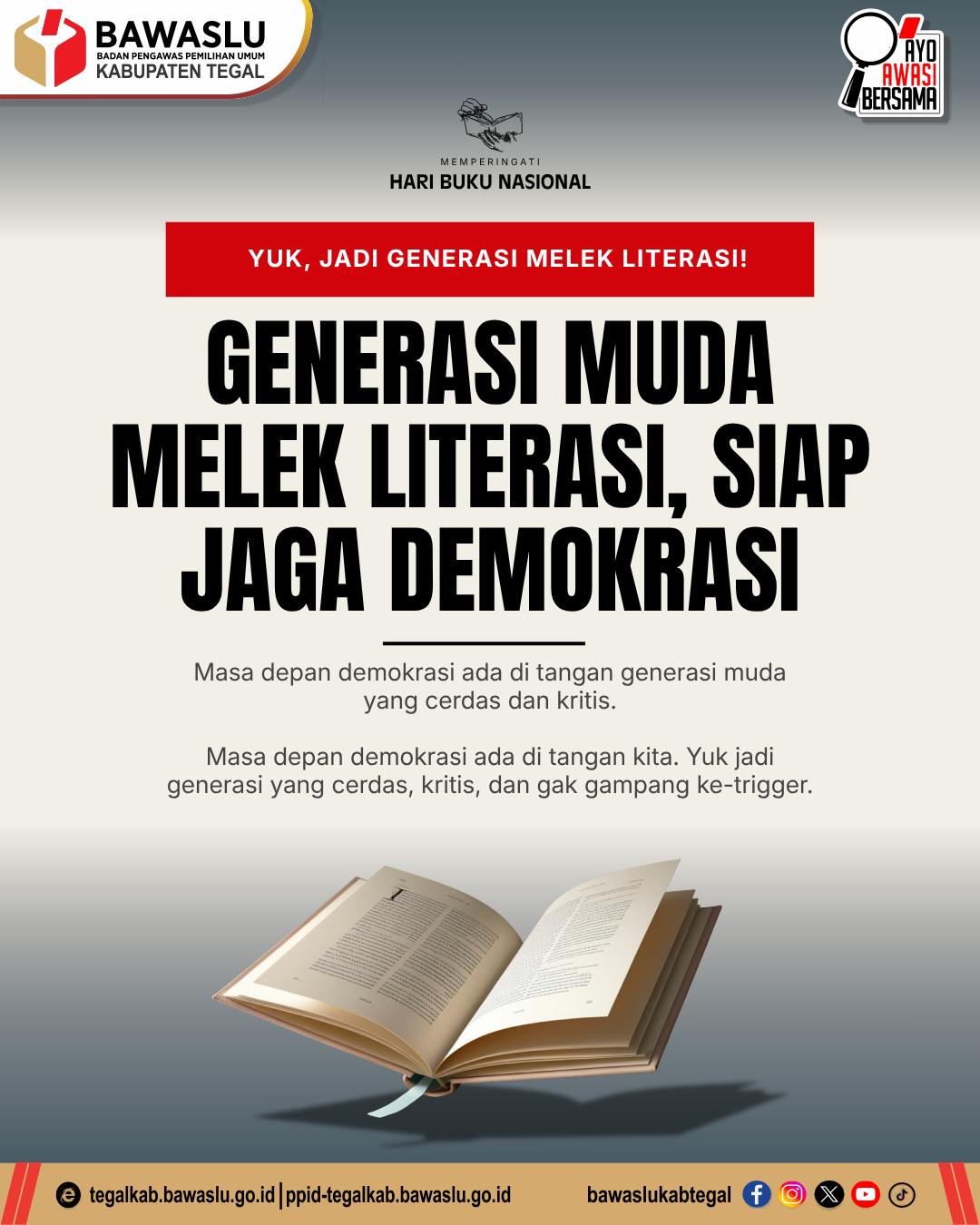 Generasi Muda Melek Literasi, Siap Jaga Demokrasi