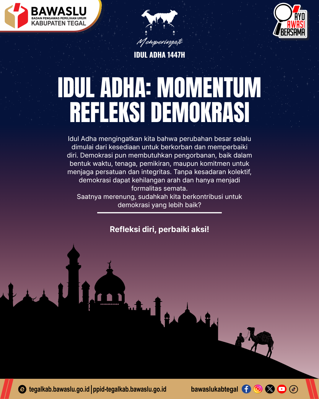 Idul Adha: Momentum Refleksi Demokrasi