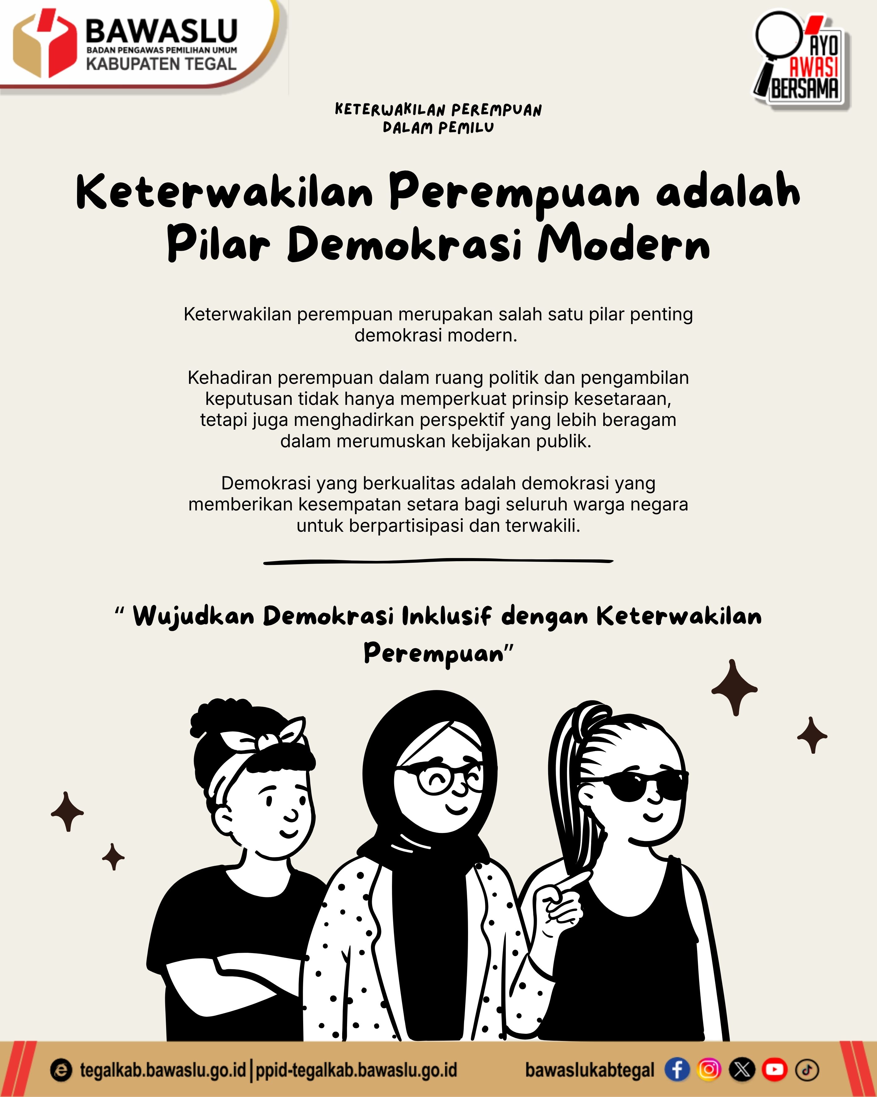 Keterwakilan Perempuan Adalah Pilar Demokrasi Modern