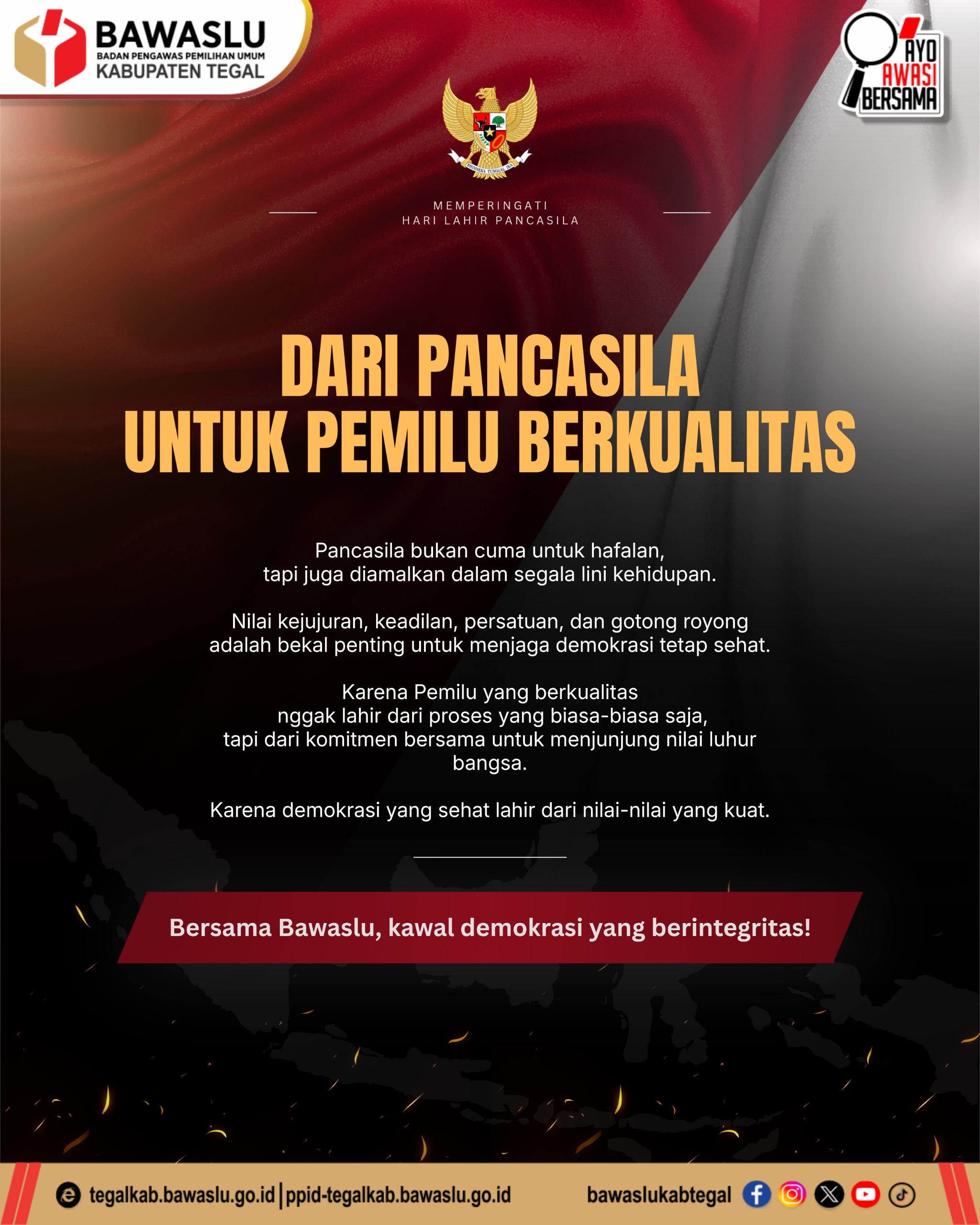 Dari Pancasila untuk Pemilu Berkualitas