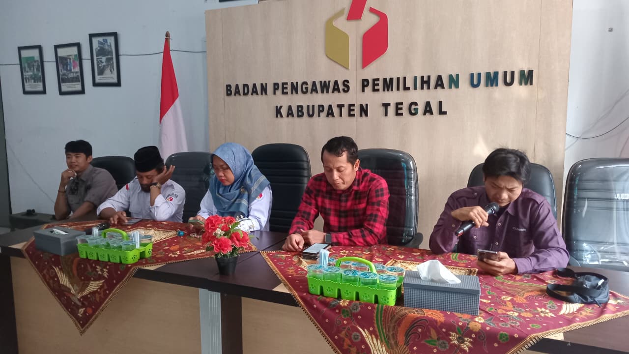Data Parpol Jadi Sorotan, Bawaslu Kabupaten Tegal Agendakan Kunjungan ke Gelora dan Partai Buruh