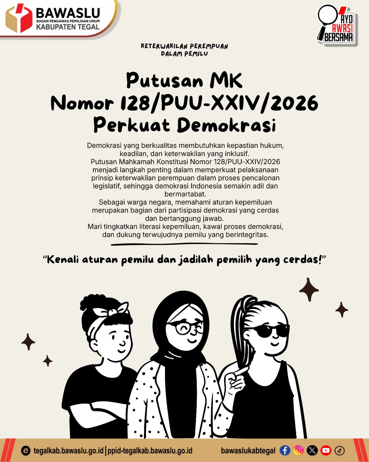 Putusan MK Nomor 128/PUU-XXIV/2026 Perkuat Demokrasi dan Keterwakilan Perempuan dalam Pemilu