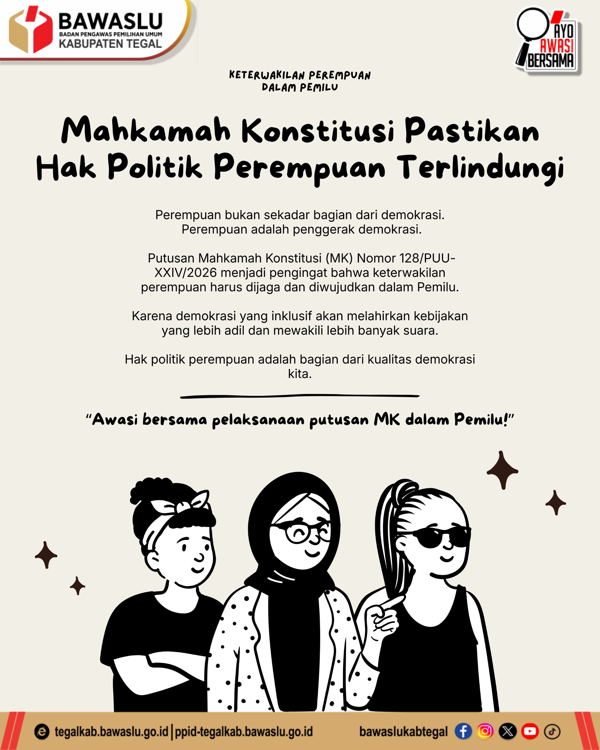 MK Pastikan Hak Politik Perempuan Terlindungi