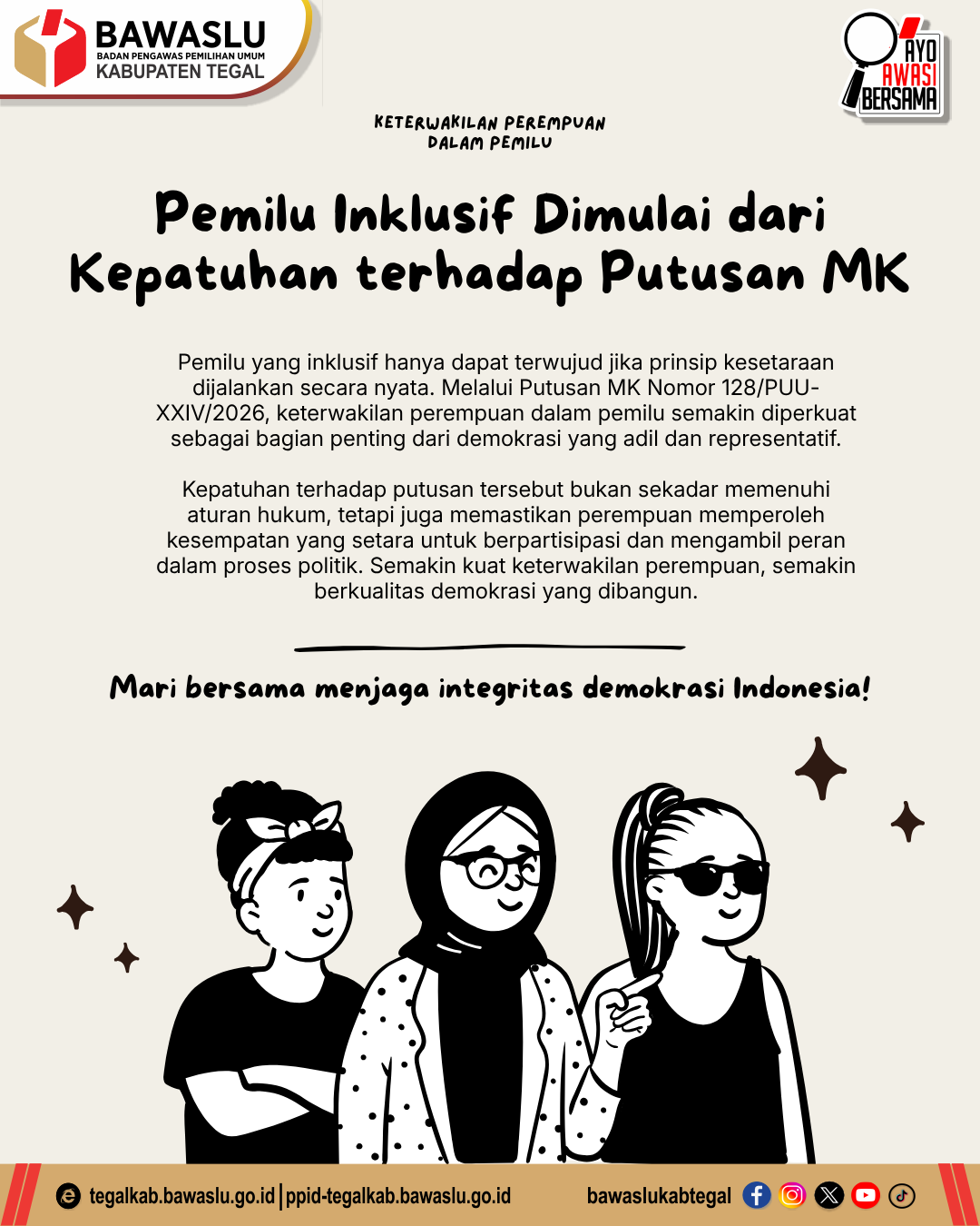 Pemilu Inklusif Dimulai dari Kepatuhan terhadap Putusan MK