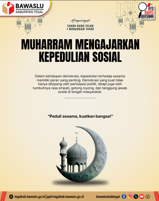 Muharram Mengajarkan Kepedulian Sosial