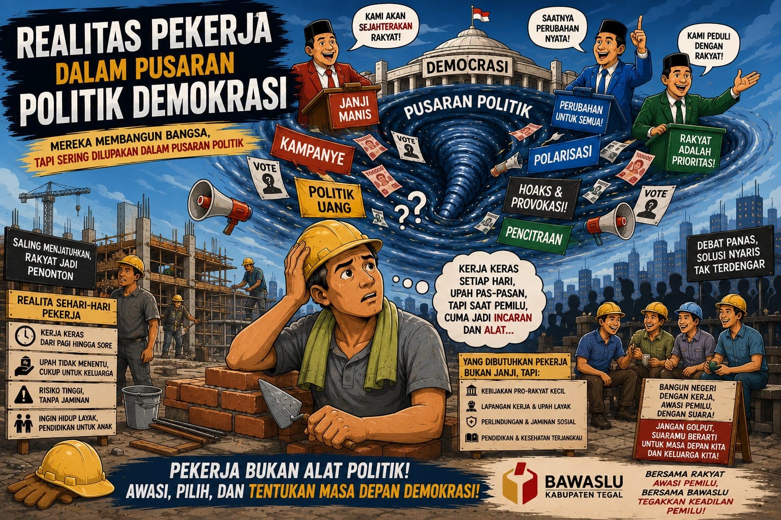Realitas Pekerja Dalam Pusaran Politik Demokrasi