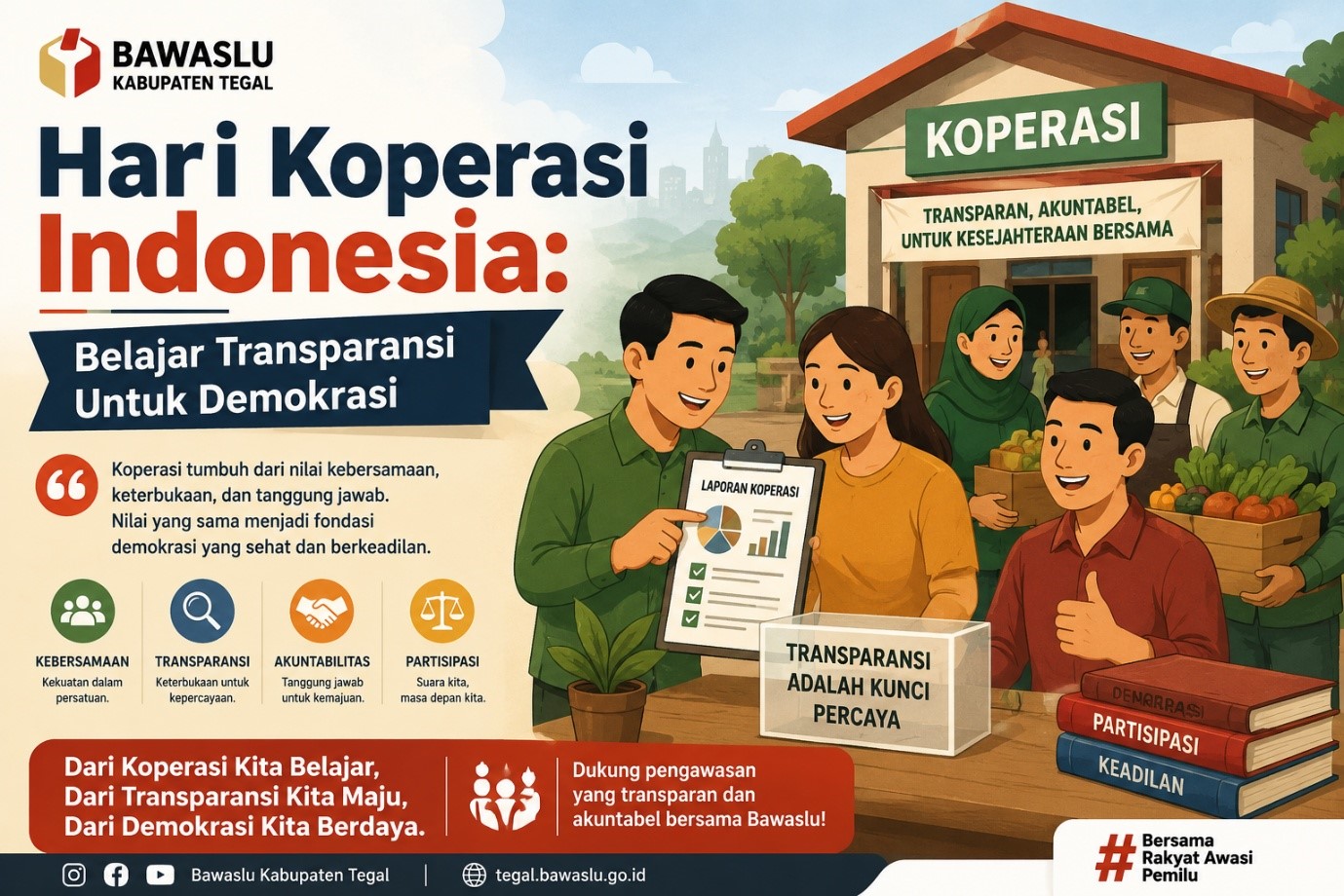 Hari Koperasi Indoensia: Belajar Transparansi Untuk Demokrasi