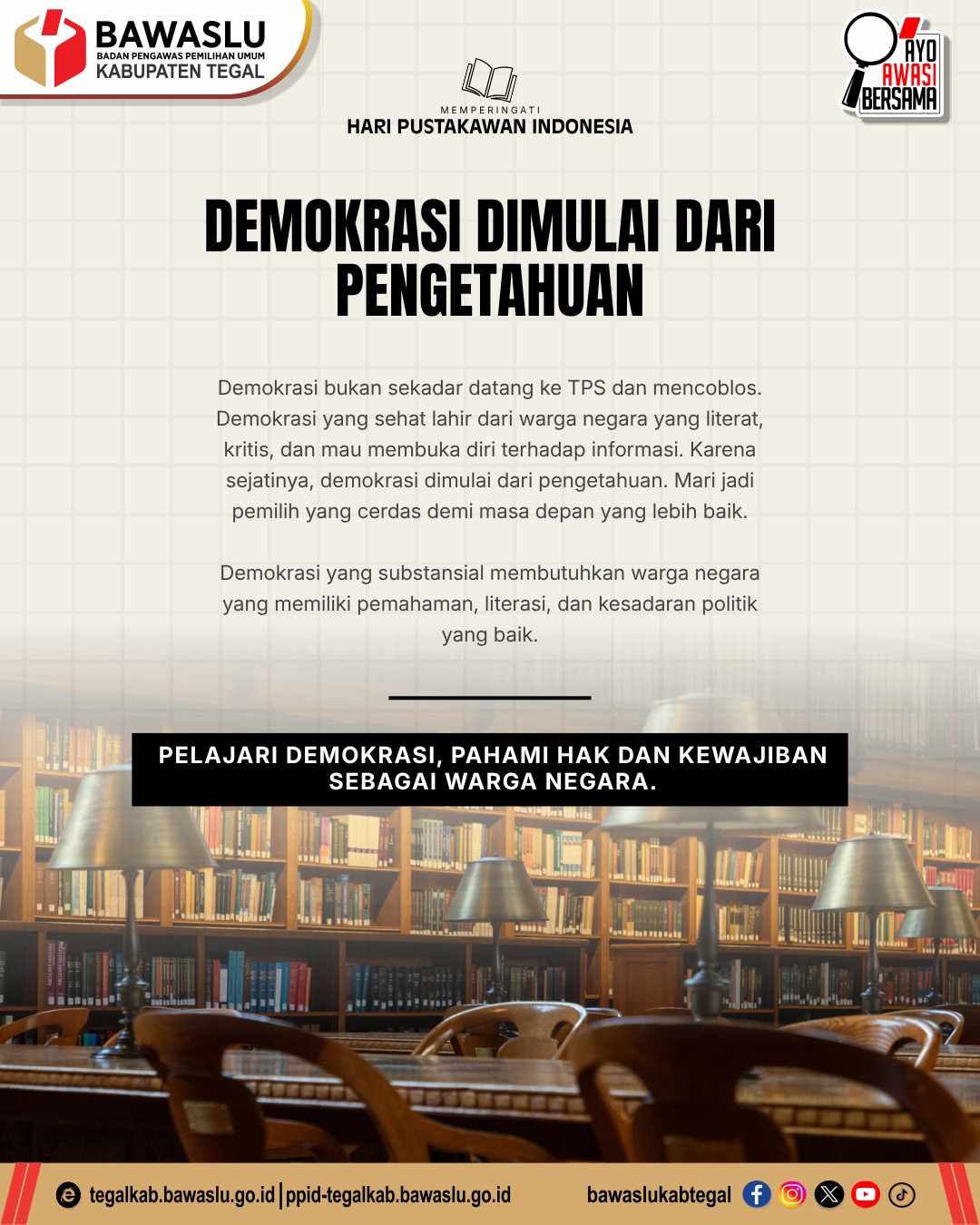 Demokrasi Dimulai dari Pengetahuan