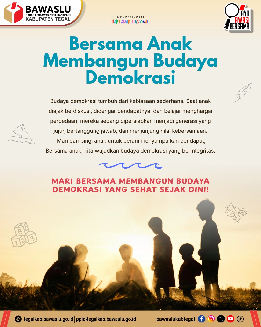 Bersama Anak, Membangun Budaya Demokrasi Sejak Dini