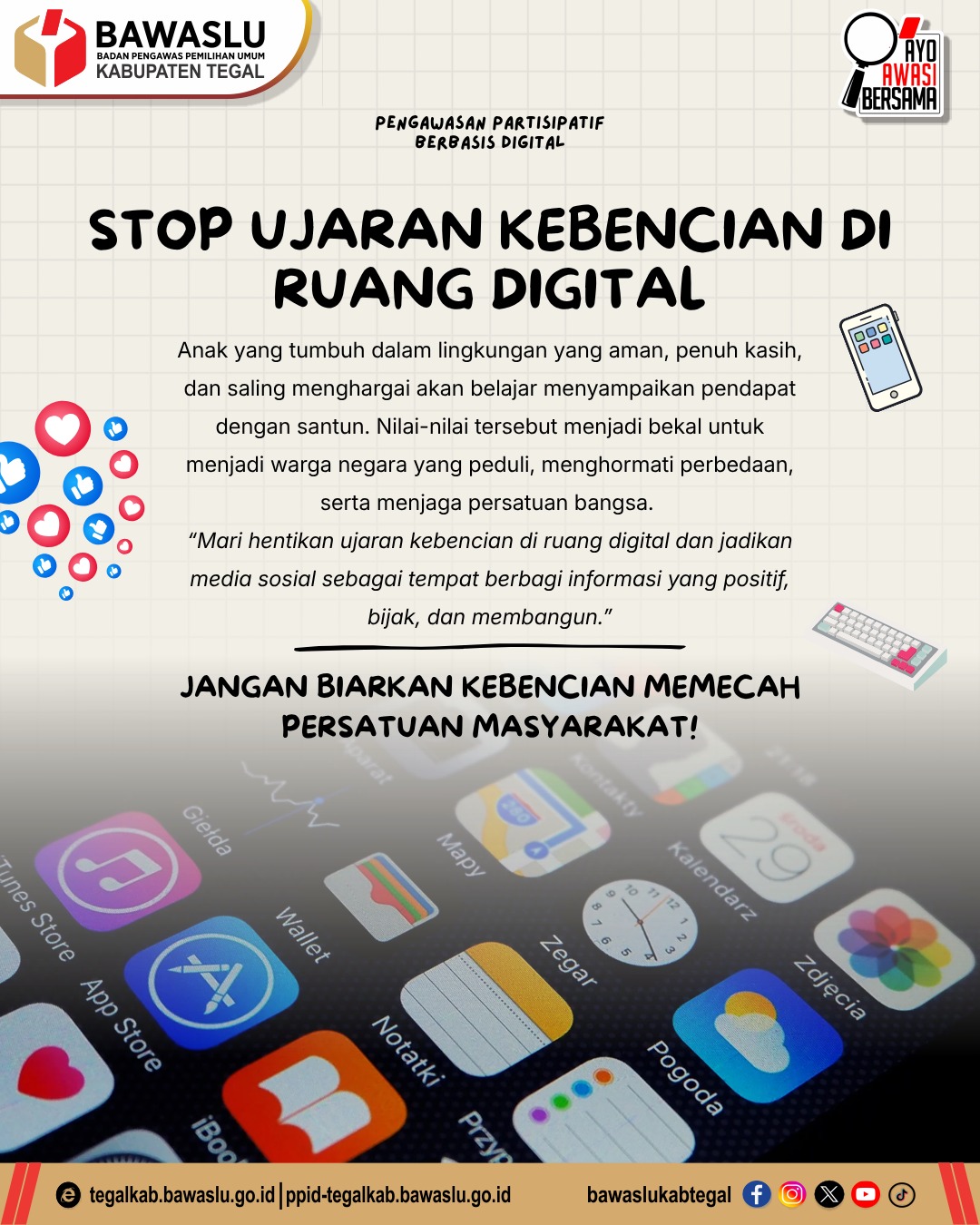 Stop Ujaran Kebencian di Ruang Digital: Ciptakan Media Sosial Sehat dan Bermartabat