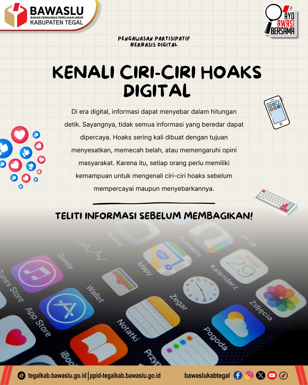 Kenali Ciri-Ciri Hoaks Digital