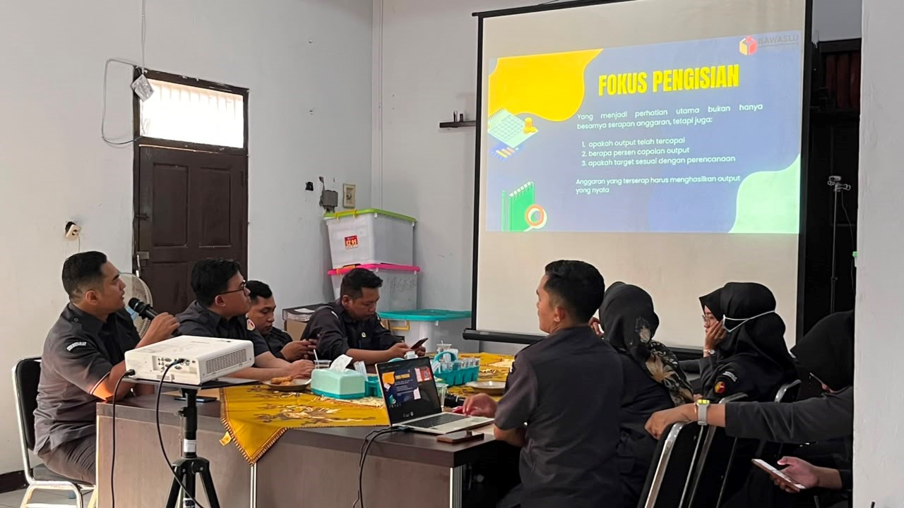 Bawaslu Kabupaten Tegal Evaluasi Capaian Program dan Realisasi Anggaran 2026