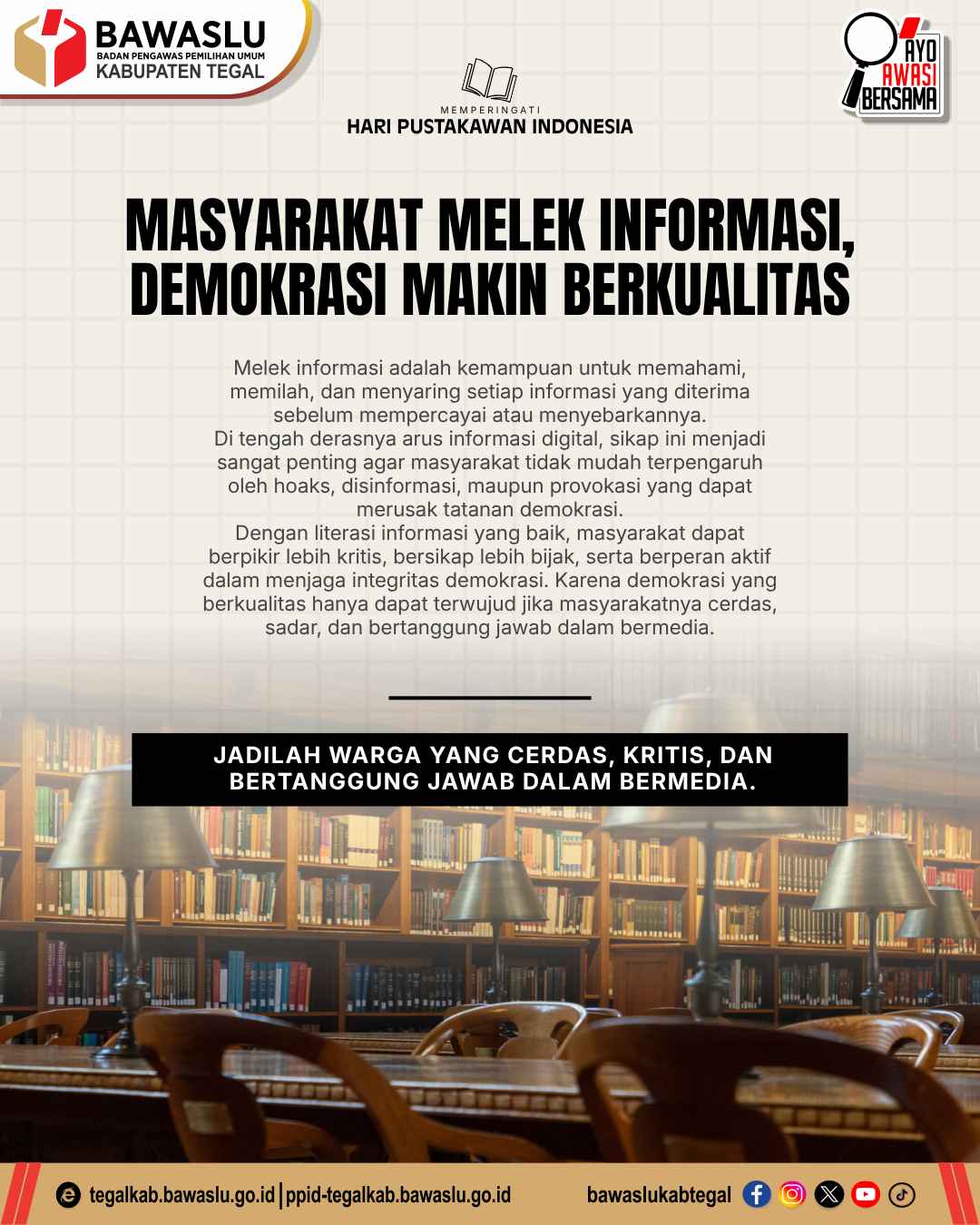 Masyarakat Melek Informasi, Demokrasi Makin Berkualitas