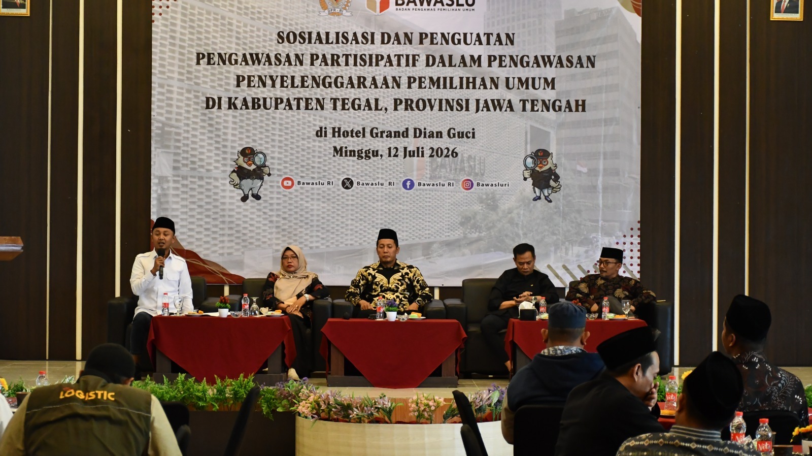Perkuat Peran Masyarakat, Bawaslu RI Bersama DPR RI Gelar Sosialisasi Pengawasan Partisipatif