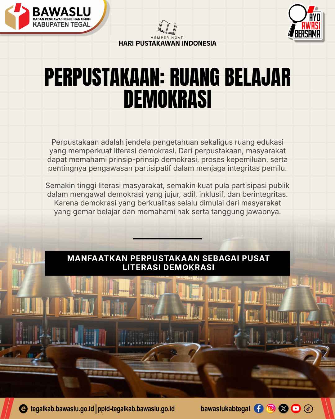 Perpustakaan: Ruang Belajar Demokrasi dan Literasi Publik