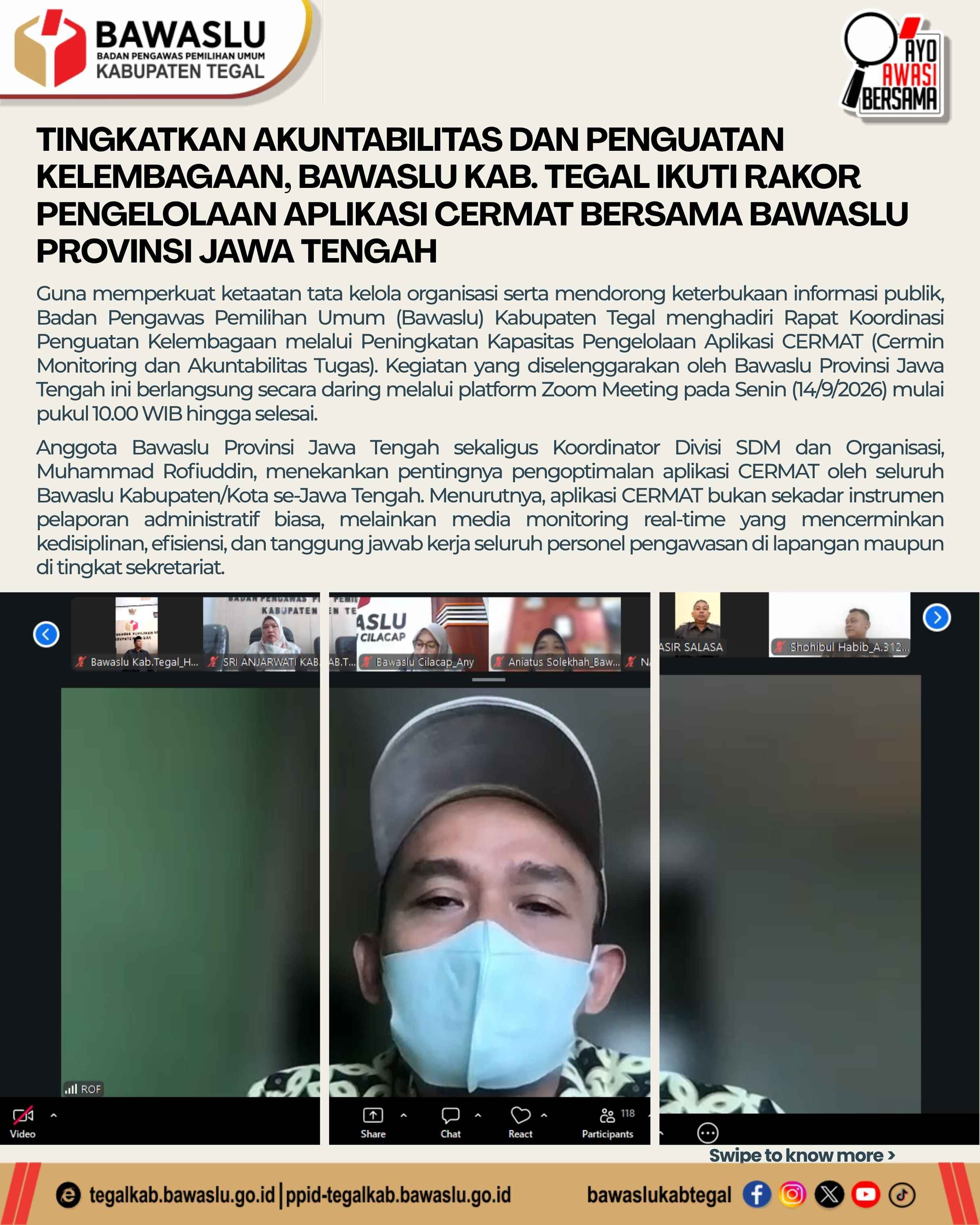 Tingkatkan Akuntabilitas dan Penguatan Kelembagaan