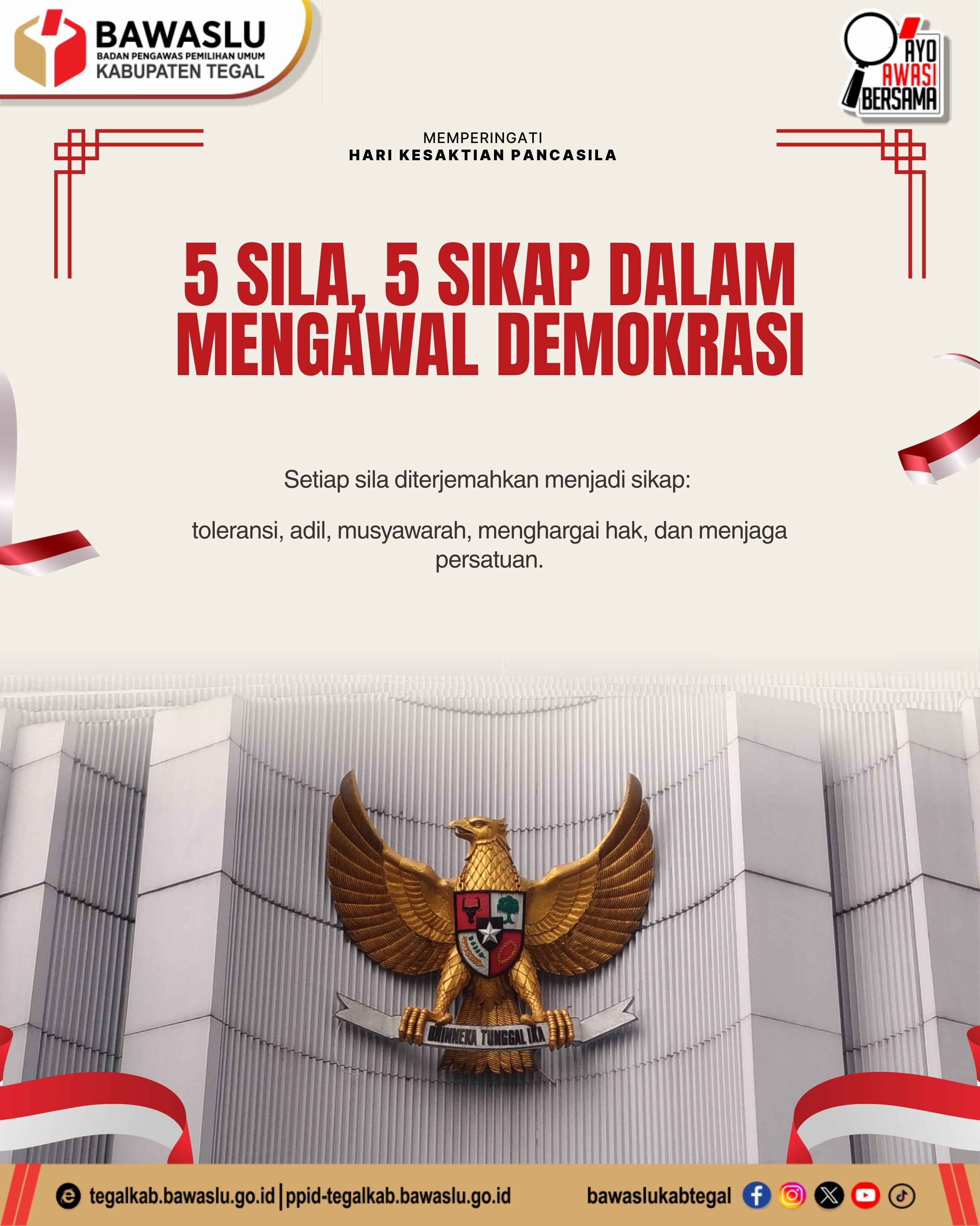 5 Sila, 5 Sikap: Meneguhkan Pancasila, Mengawal Demokrasi