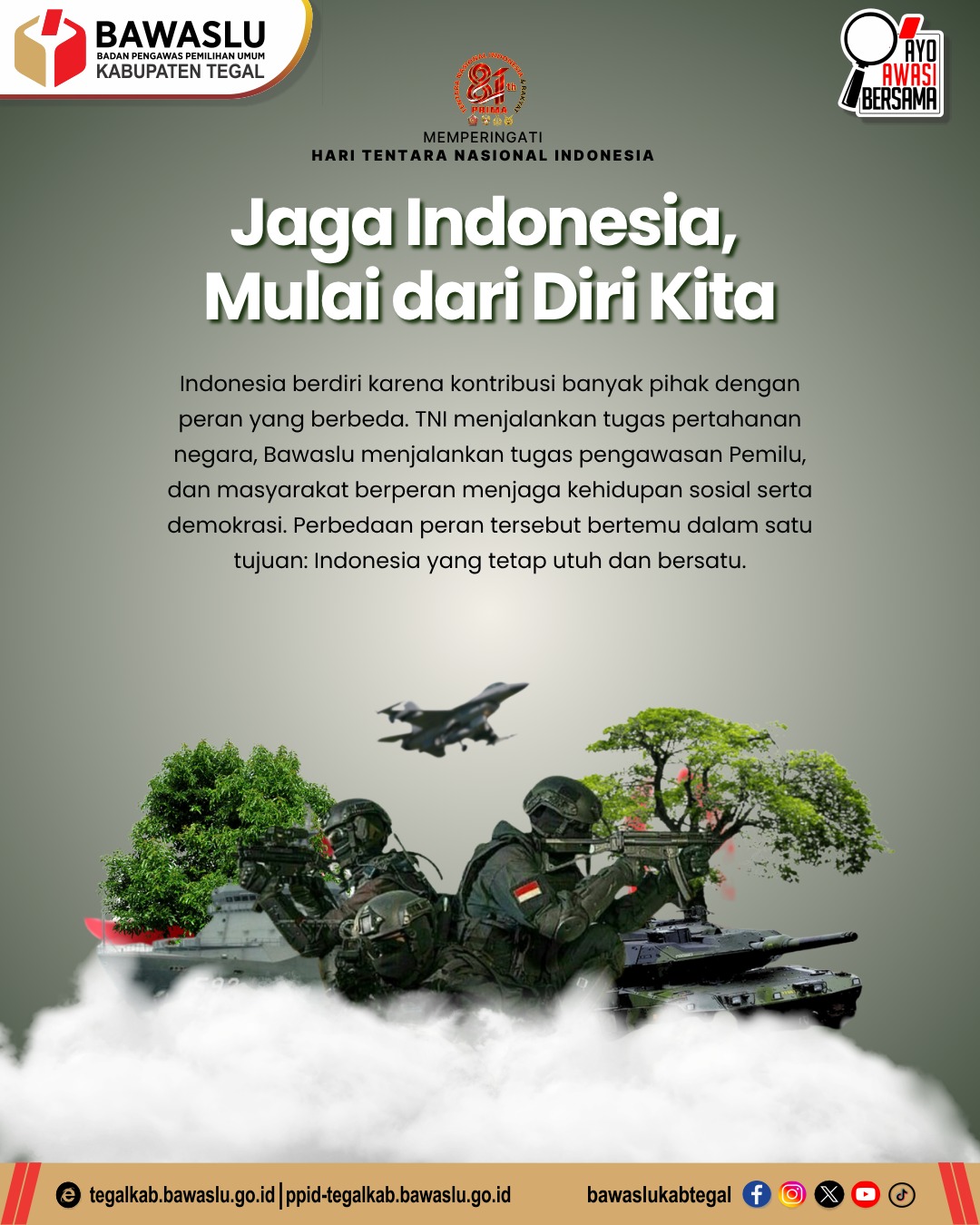 Jaga Indonesia, Mulai dari Diri Kita