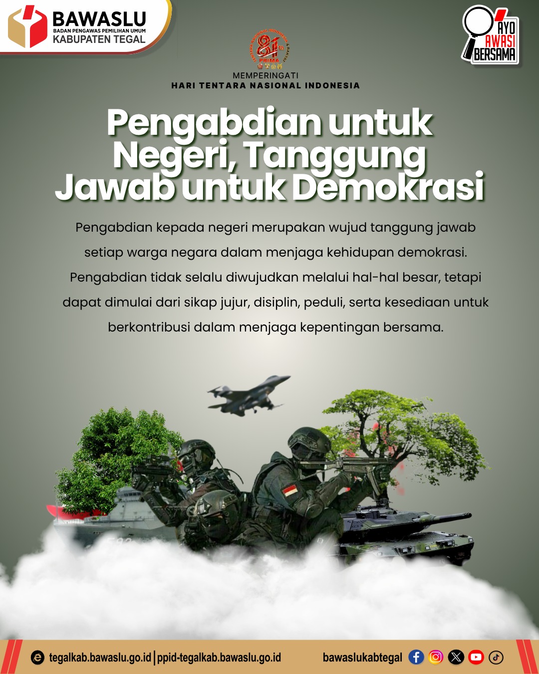 Pengabdian untuk Negeri, Tanggung Jawab untuk Demokrasi