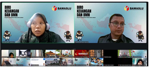 Bawaslu Kabupaten Tegal Ikuti Rapat Monitoring Hasil Rekonsiliasi Eksternal Periode September 2026