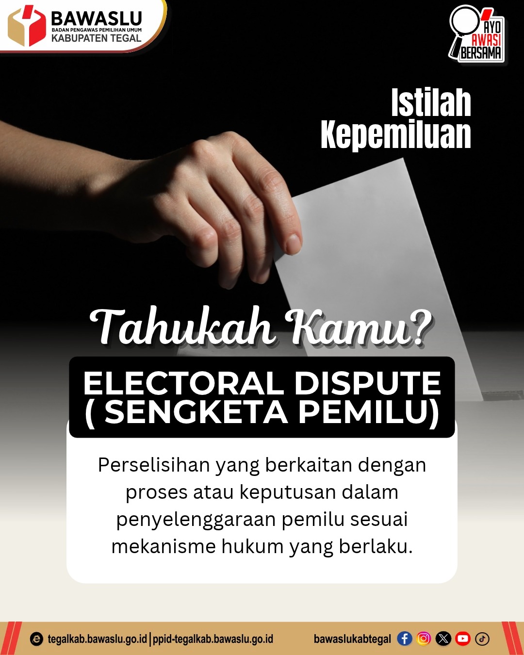 Mengenal Electoral Dispute Sengketa Pemilu