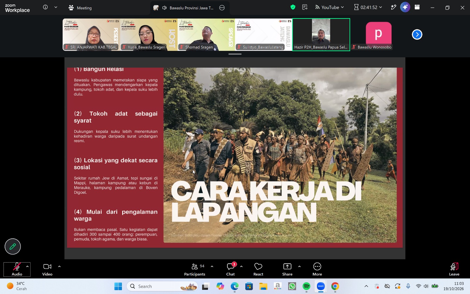 Belajar dari Kearifan Lokal Jawa–Papua, Sri Anjarwati Perkuat Wawasan Pengawasan Partisipatif