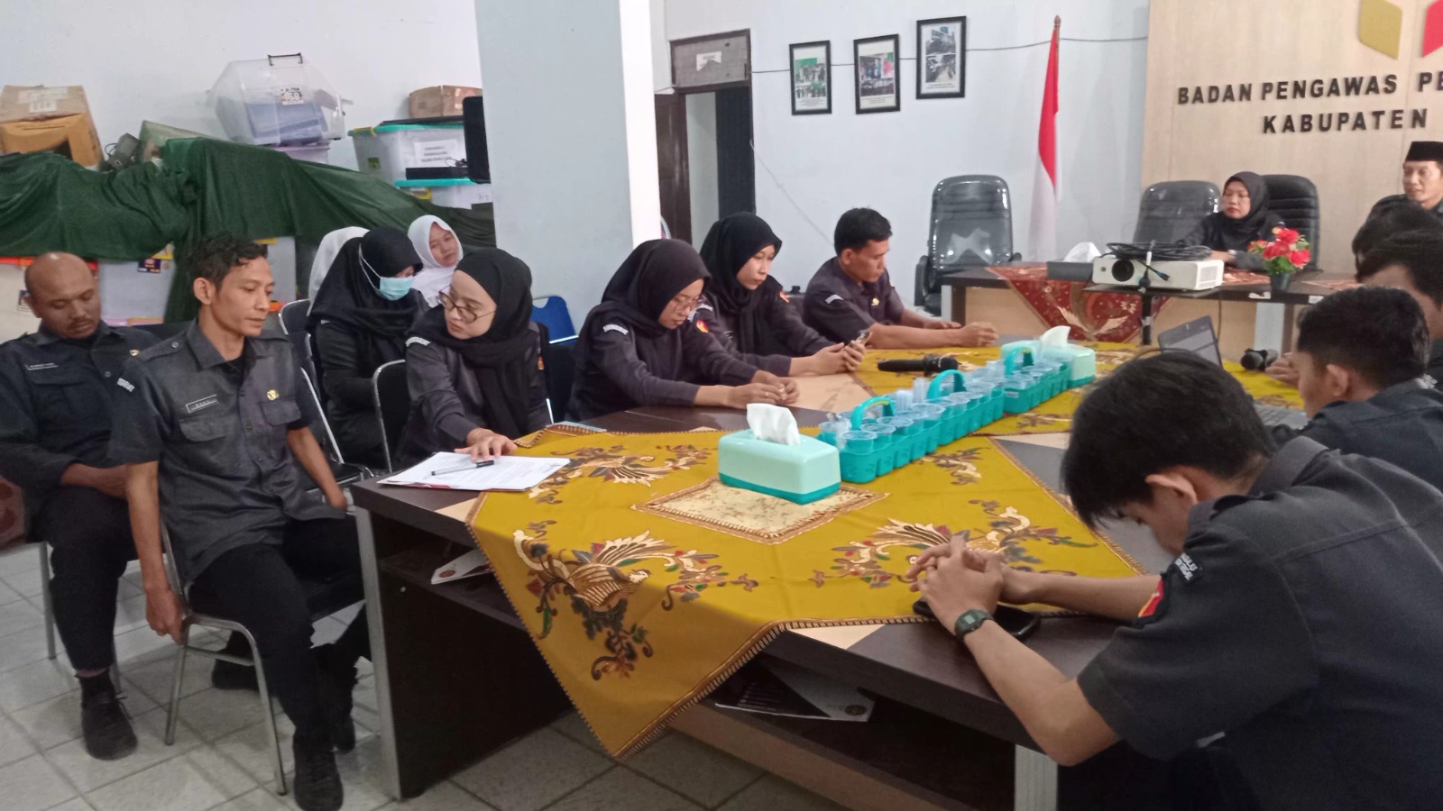 Matangkan Persiapan Uji Petik dan Sosialisasi Pengawasan Partisipatif, Bawaslu Kabupaten Tegal Gelar Rapat Internal