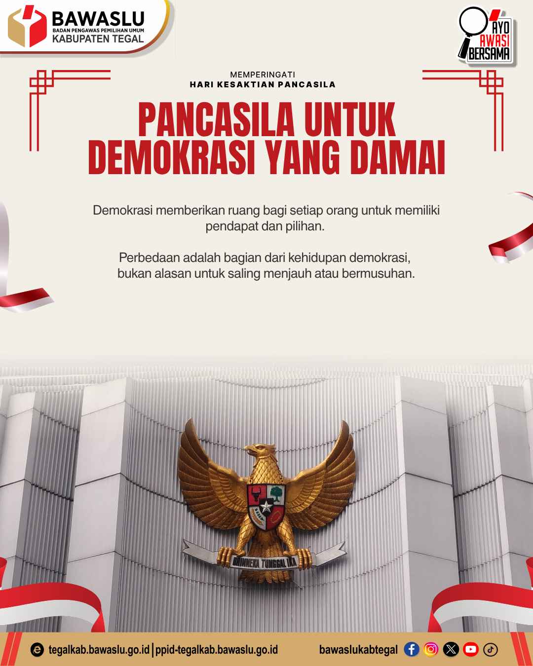 Hari Kesaktian Pancasila: Pancasila untuk Demokrasi yang Damai