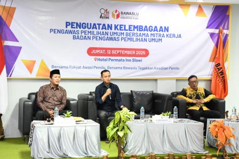 Kolaborasi untuk Integritas: Penguatan Kelembagaan Pengawas Pemilu Bersama Mitra Kerja