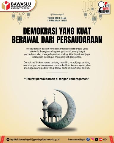 Demokrasi yang Kuat Berawal dari Persaudaraan