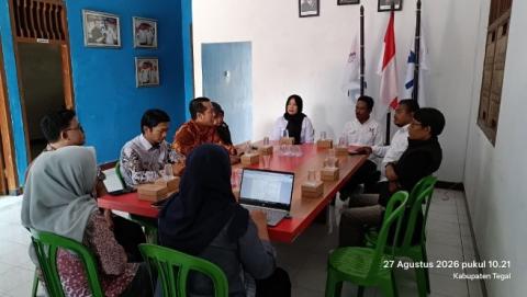 Jaga Komunikasi dan Cermati Data Sipol, Bawaslu Kabupaten Tegal Sambangi DPD Partai Perindo